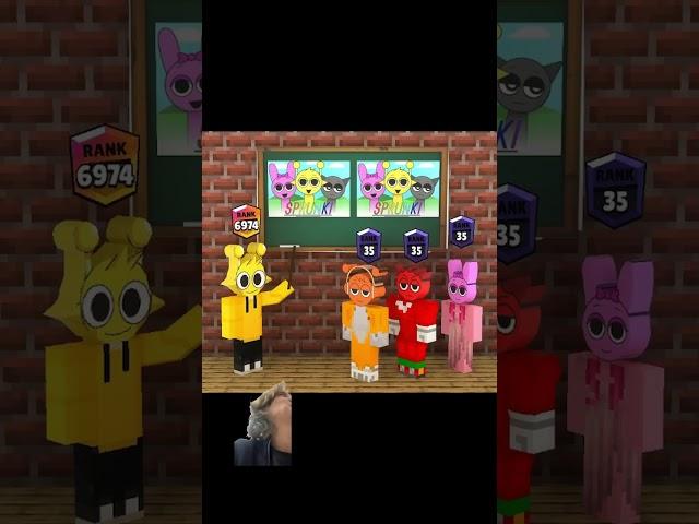 Singing challenge to level up rank with Oren, Raddy, and Pinky #fnaf #roblox #foxy #minecraft #memes