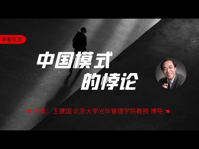 王建国（北大经济学教授）：中国模式的悖论