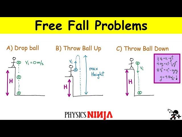 Free Fall Problems