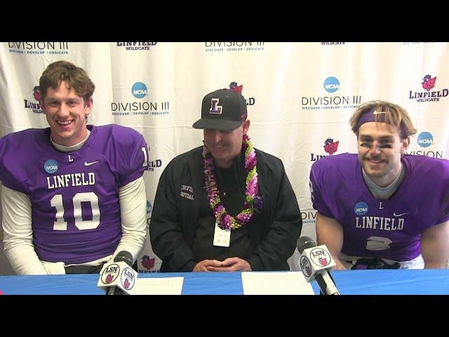 Linfield Football Postgame Press Conference: 2024 NCAA DIII Football Championship - Round 2