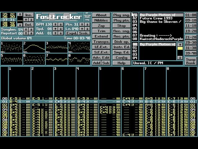 FastTracker II - UnreaL - Purple Motion Of Future Crew