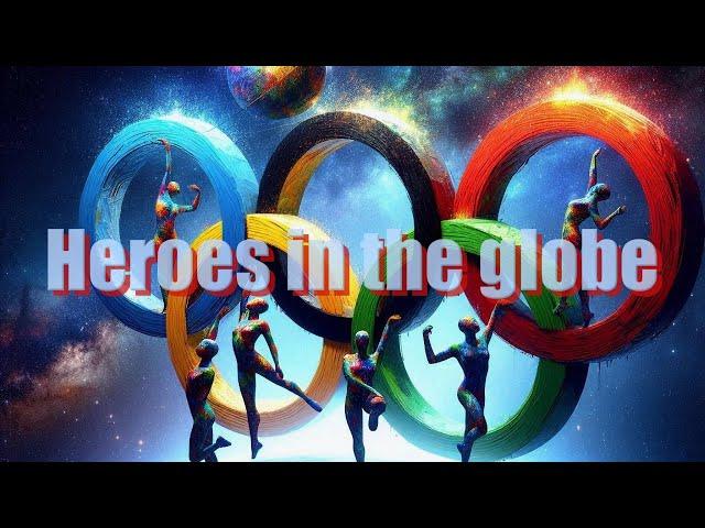 [Suno AI] Heroes in the globe [生成曲 | Olympics オリンピック 応援 Paris2024]