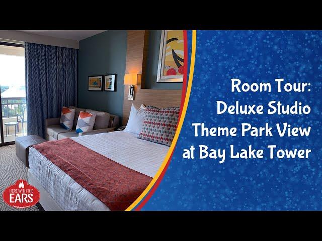 Bay Lake Tower - Deluxe Studio Theme Park View - Room Tour