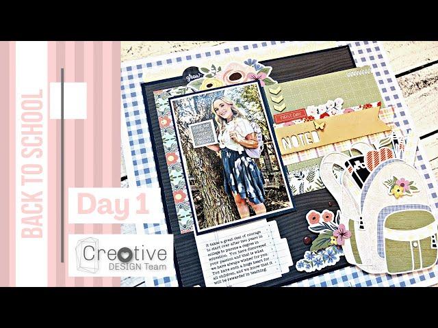 Use Cricut Contour on a SVG Cut File | Pocket Cards on a Scrapbook Page | Back To School Day 1