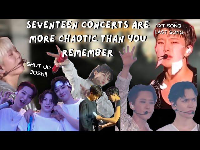 SEVENTEEN CONCERTS are more chaotic than you remember