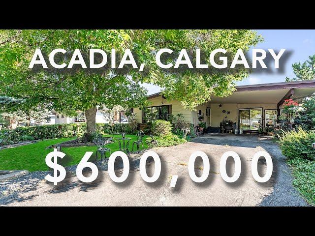 Inside a Charming Bungalow on a HUGE Lot In Calgary's SE Community of Acadia!