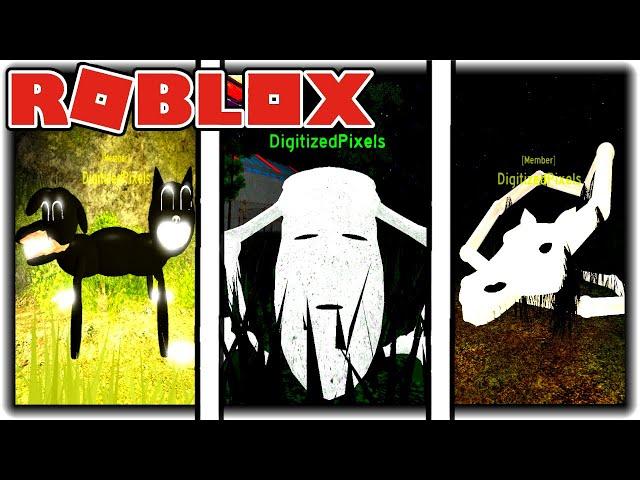 How to get ALL 6 BADGES + MORPHS/SKINS in CARTOON CAT SURVIVAL [ROBLOX]