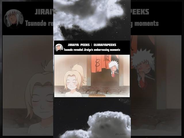 Tsunade revealed Jiraiya's embarrassing moments #shorts