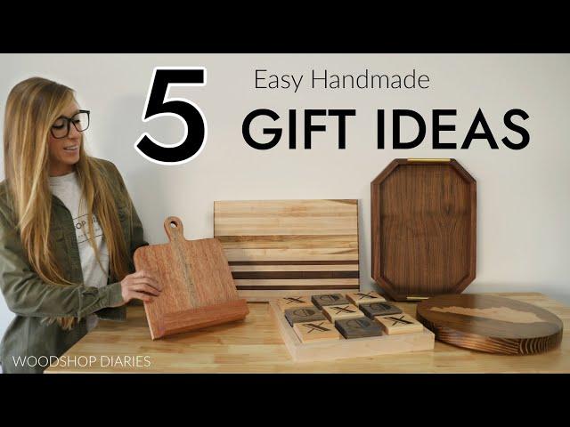 5 Handmade Woodworking Gift Ideas to Make & Give This Season