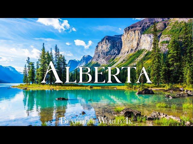 Alberta 4K Drone Nature Film - Calming Piano Music - Natural Landscape