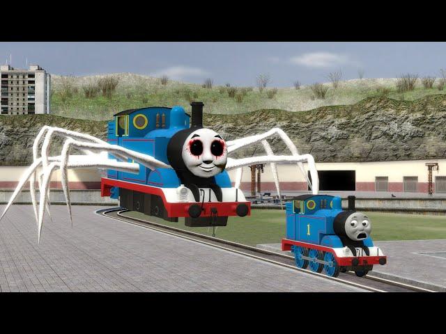 Building a Thomas Train Chased By Cursed Thomas and Friends,Thomas The Train Attack in Garry's Mod!