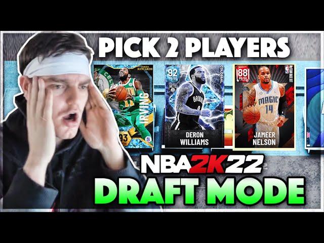 i played the draft mode in nba 2k22 myteam and it was surprisingly good....