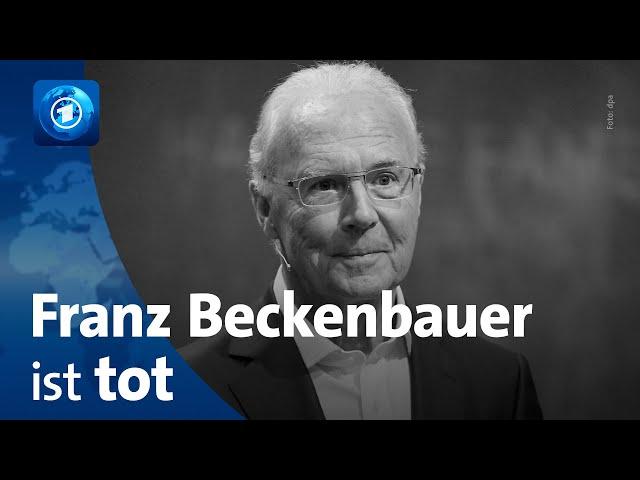 Franz Beckenbauer ist tot – Trauer um Fußball-Legende