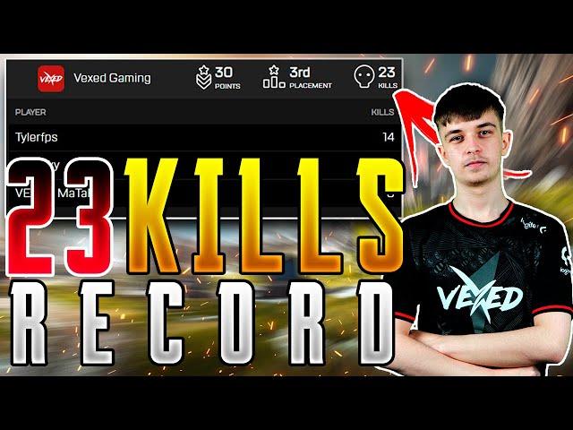 KILL RECORD IN PRO LEAGUE | VEXED GAMING 23 KILLS GAME - Tylerfps