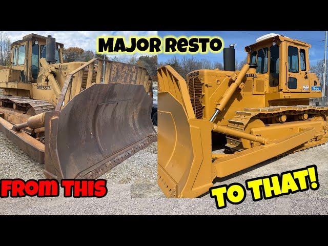 Major restoration is complete! Dresser TD25G dozer overhaul rebuild has been a long one!