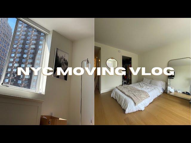 NYC MOVING VLOG 2 | move-in + organize with me!