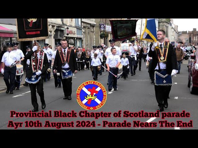 Provincial Black Chapter of Scotland Parade 2024 - Parade Nears End