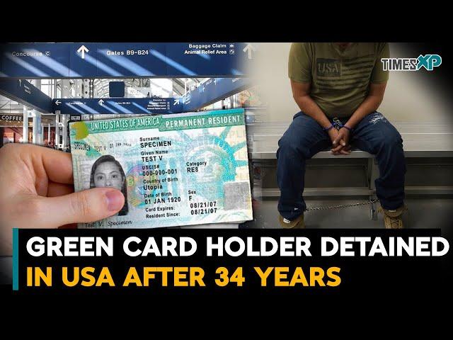 Indian-Origin Green Card Holder Detained in the USA after 34 years