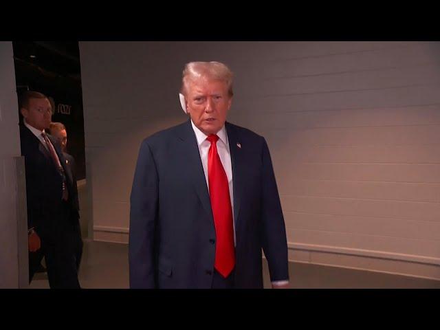 Donald Trump Appears at RNC With Bandaged Ear