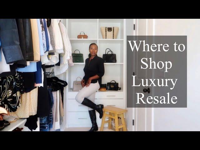 WHERE TO SHOP LUXURY RESALE | How to find high quality clothes