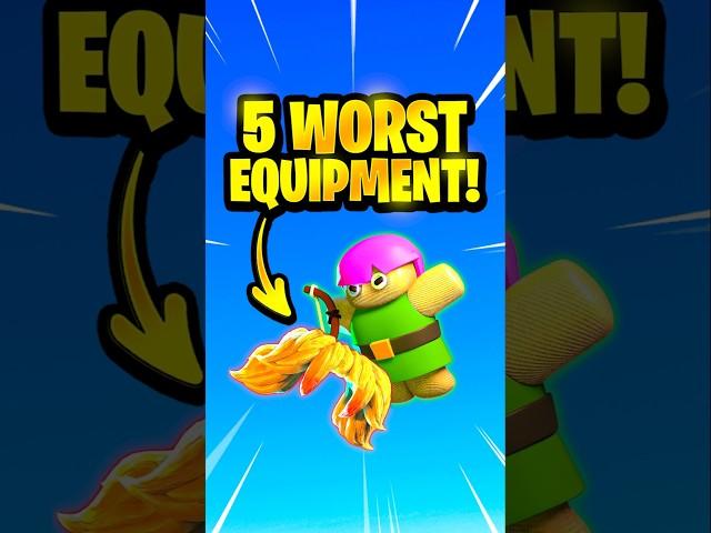 5 WORST Equipment in #clashofclans Clash of Clans!