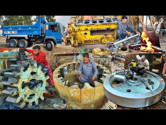 Most Incredible Manufacturing Top Works in Factory Largest Wheels & Jaw Hammer