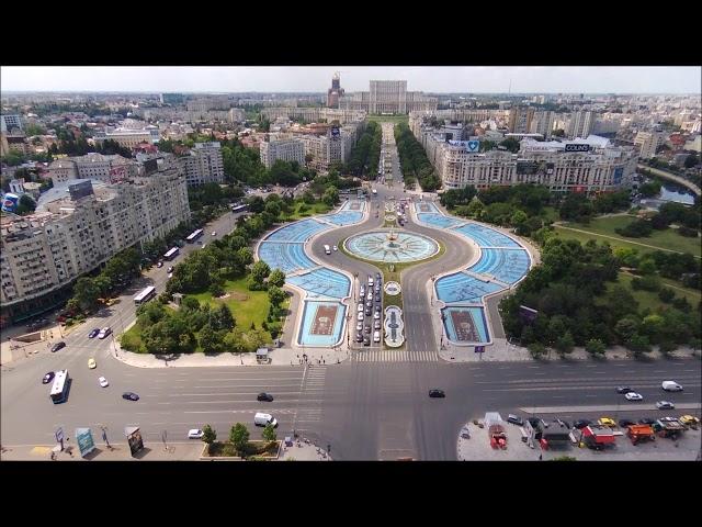 Bucurestiul vazut din drona. Bucarest a vista de pájaro.