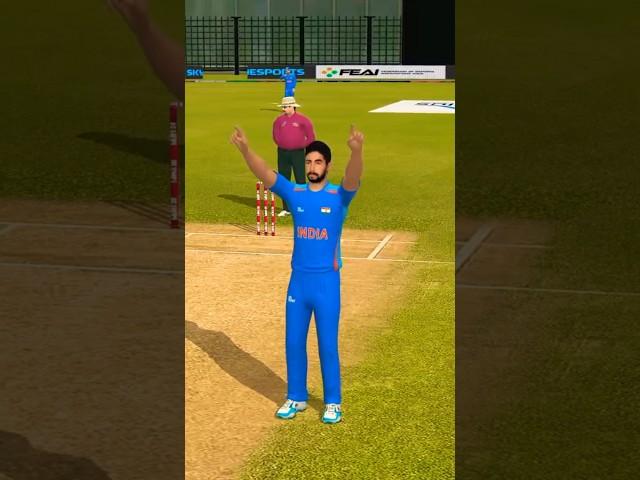 J Bumrah Boom Boom Bumrah  In Real Cricket Swipe #shorts