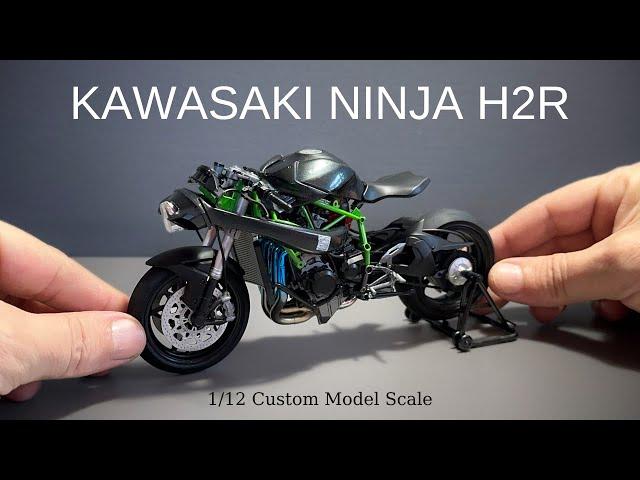 Building the Ultimate Custom Tamiya Kawasaki Ninja H2R 1/12 - Exquisite Masterpiece