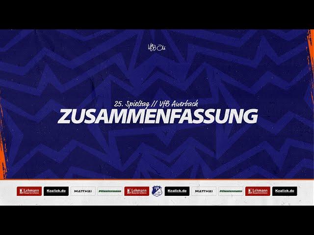  25. Spieltag | Oberliga Süd 2024/25  VfB 1921 Krieschow // VfB Auerbach  Endstand: 2:1