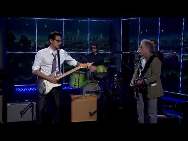 The Late Late Show   Bob Weir and John Mayer Perform Althea