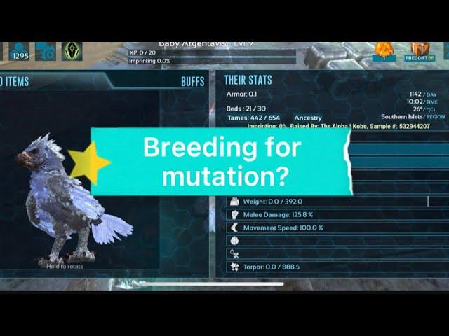 How to get Mutations ( works for any tame ) - Ark Mobile