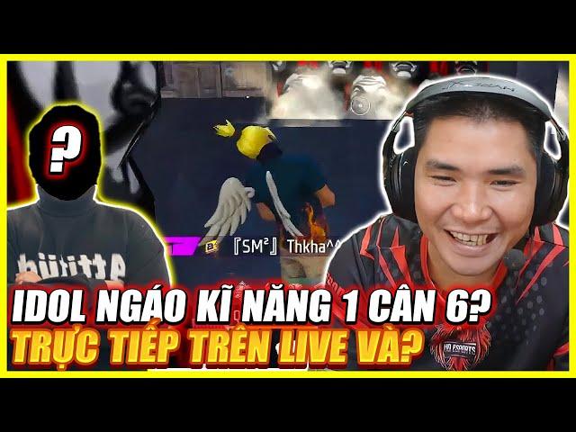 FREE FIRE | NGƯỜI ĐẦU TIÊN TRÊN THẾ GIỚI DÁM SOLO 1 CÂN 6 TRỰC TIẾP TRÊN LIVE BÁC GẤU ? CÓ TRÌNH KO