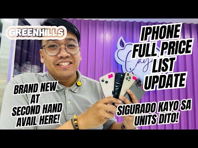 BAGSAKAN NG MGA MURANG IPHONES SA GREENHILLS SOBRANG LEGIT! ALL IPHONES AVAIL DITO!