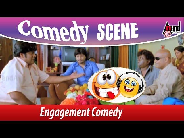 Rangayana Raghu & Layandra  Ganesh Engagement Comedy Scene | Romeo| Ganesh Komedy