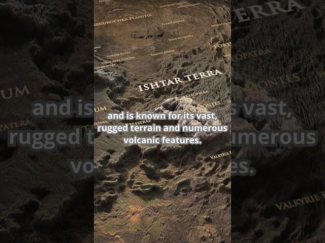 3 Interesting Facts about Ishtar Terra #shorts