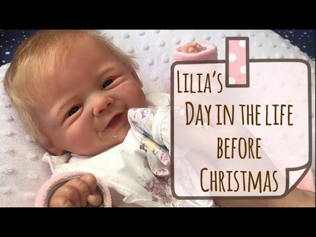 Reborn VlogMas| Reborn Day In The Life With Lilia As A Working Mum Reborn Routine + Outings 