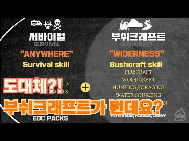 부쉬크래프트(Bushcraft)가 도대체 무엇인가요? 주네크래프트가 생각하는 부쉬크래프트에 대한 소개