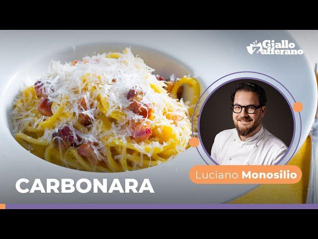 EASY ROMAN-STYLE CARBONARA: Authentic Italian recipe by chef Luciano Monosilio