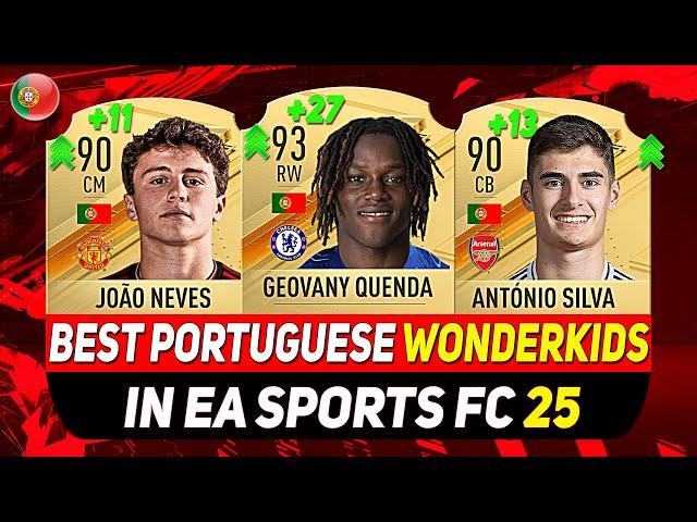 EA FC 25 WONDERKIDS   BEST YOUNG PORTUGUESE TALENTS IN CAREER MODE! ft. QUENDA, JOÃO NEVES, SILVA