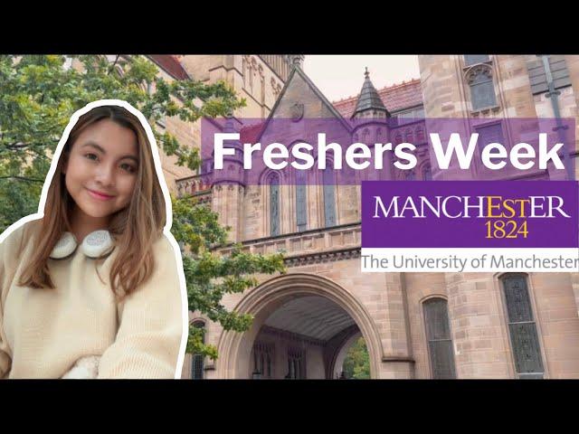 Freshers Week | University of MANCHESTER | Exploring welcome fair and party