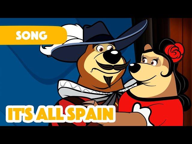 Masha and the Bear It's all Spain    Spanish Tunes 🪕 Songs from cartoons Masha`s Songs