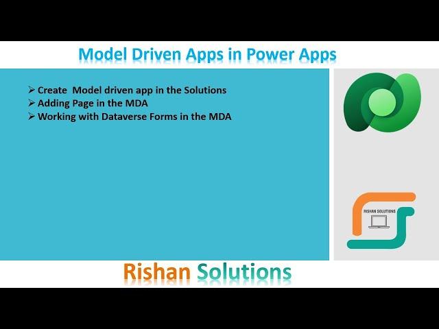 Creating Model driven App in the Solution and working with Dataverse forms