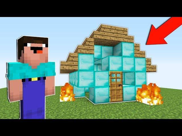 НУБ ГРИФЕР СЛОМАЛ ДОМ ПРО В МАЙНКРАФТ ! НУБИК ПРОТИВ ПРО И ТРОЛЛИНГ ЛОВУШКА MINECRAFT Мультик