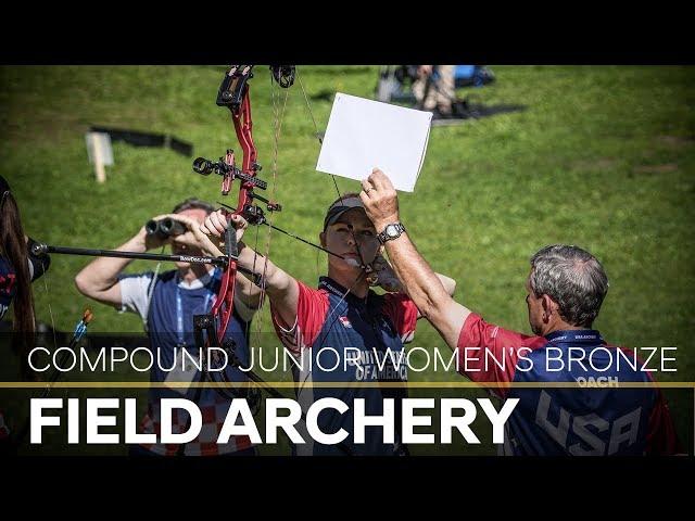 Savannah Vanderwier v Amanda Mlinaric – compound junior women bronze | Cortina 2018 World Field