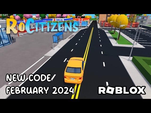 Roblox RoCitizens New Code February 2024