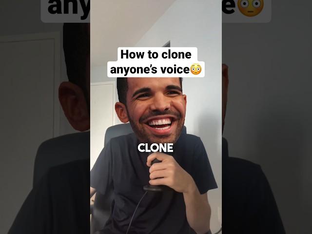 How to clone anyone’s voice using AI #shorts