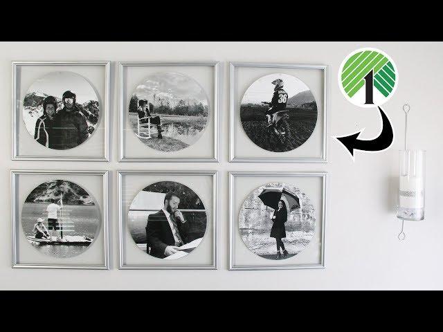 DOLLAR TREE DIY Floating Frame Art | Dollar Store DIY Gallery Wall Art | Cheap DIY Wall Art Decor