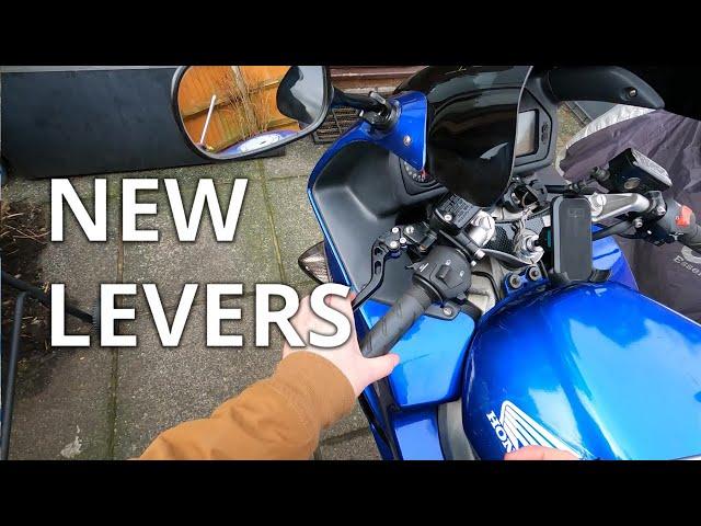 How to replace motorcycle brake and clutch levers