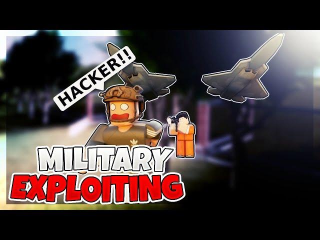 Roblox Sh*tposting - USING EXPLOITS to Destroy a ROBLOX MILITARY BASE